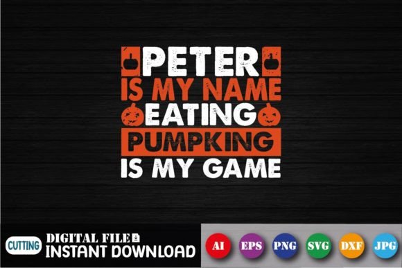 Eating Pumpkin is My Game Halloween Graphics