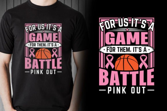 For Us It's a Game: Breast Cancer Graphics & T-Shirt Designs