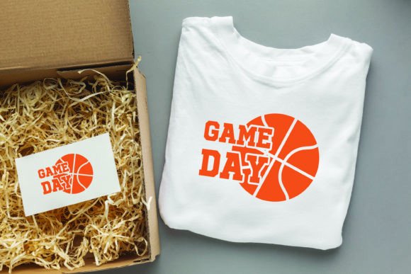 Game Day Basketball Graphics for T-Shirt Designs
