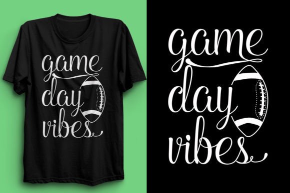 Game Day Vibes Football T-Shirt Design Graphics
