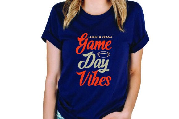Game Day Vibes Typography T-Shirt Design Review