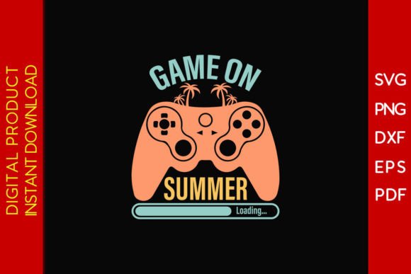 Game on Summer Loading SVG: Graphics for Crafts