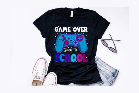 Game Over Controller Graphics & T-Shirt Designs