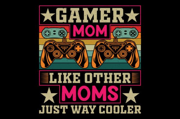 Gamer Mom T-Shirt Graphics & Designs Review