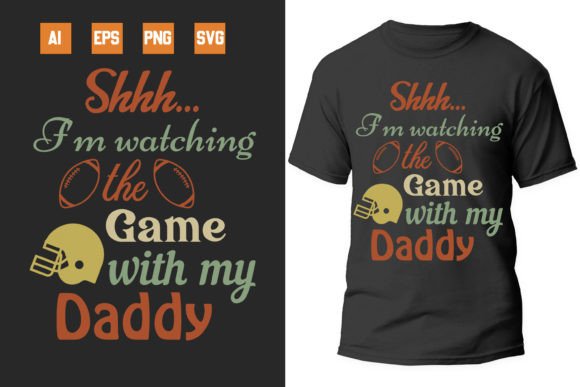Shhh... I'm Watching the Game Graphics & T-Shirt Designs