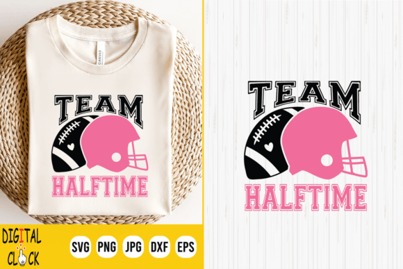 Team Halftime Football Game Day SVG Graphics & T-Shirt Designs